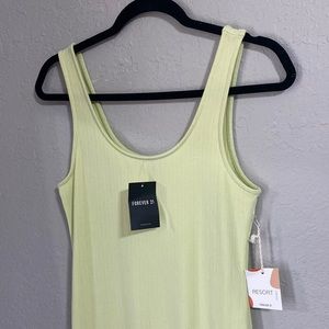 Forever 21 new with tags sage green resort wear midi dress